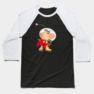 Captain Olimar - Pikmin Baseball T-Shirt